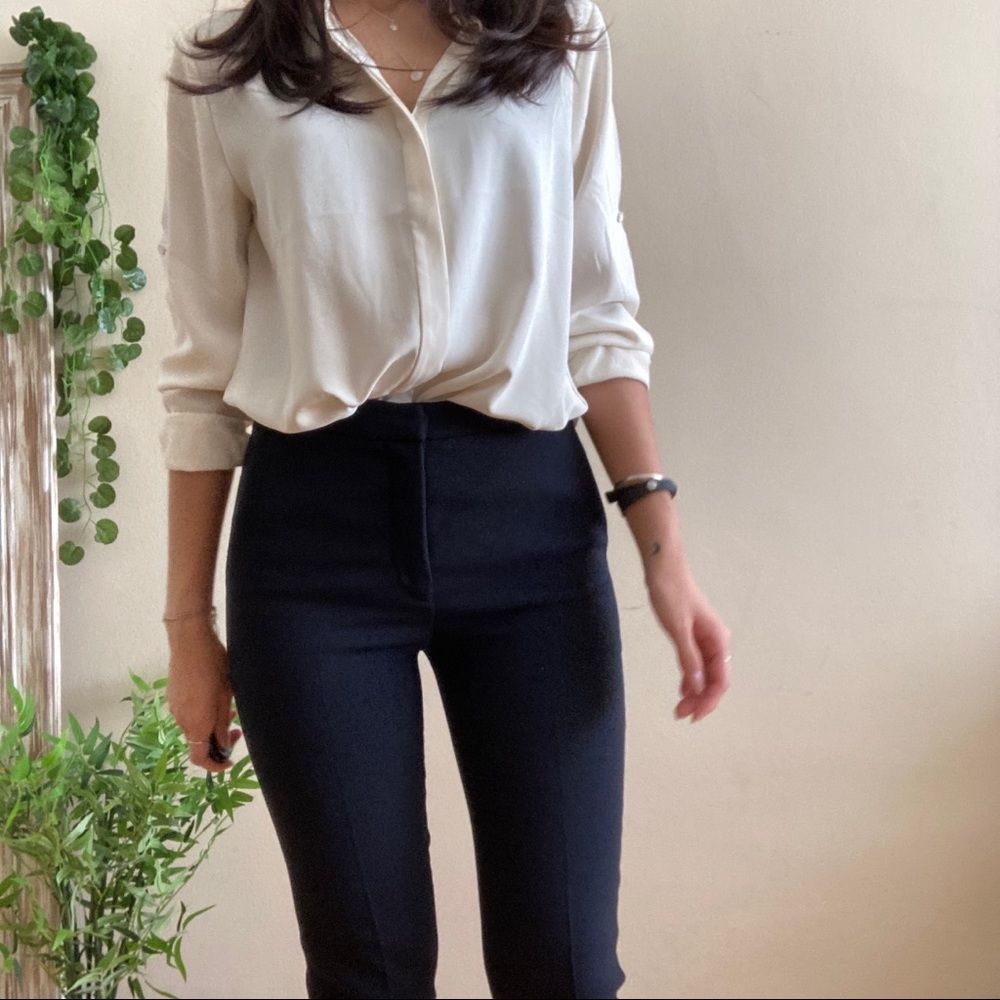 Sandro Navy Suit Pants Trousers